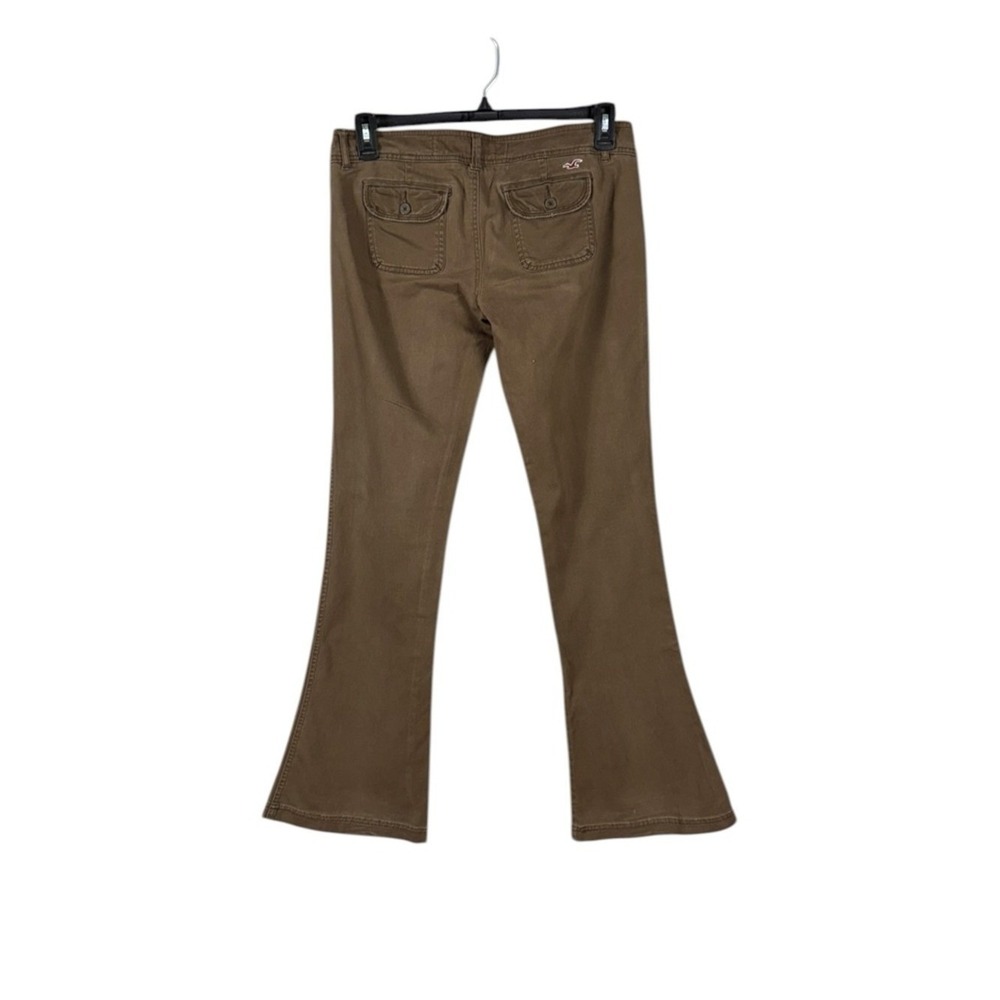 Vintage Y2K 90s Hollister Flare Pants Size 7 Long Low Rise Festival Coachella - Picture 4 of 6